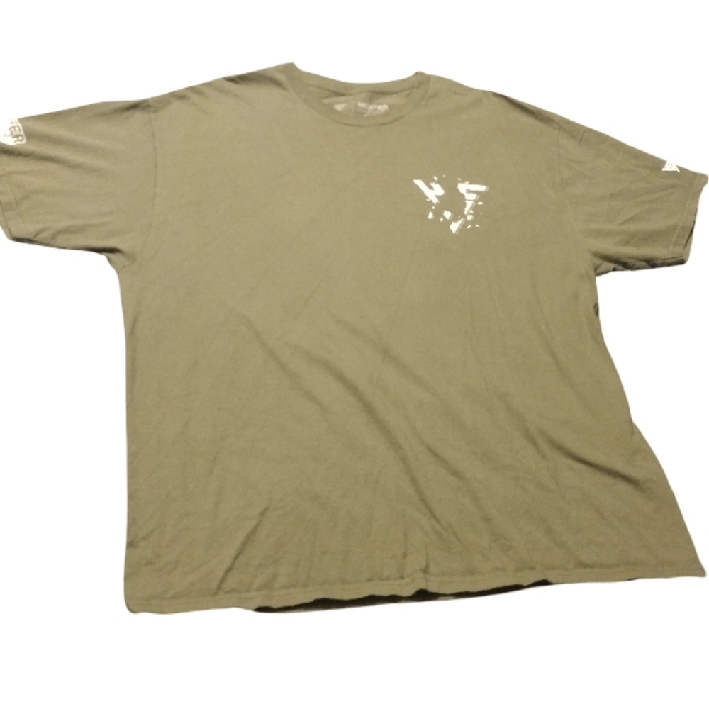 Men's Anime Hunter X Hunter Olive Graphic T-Shirt